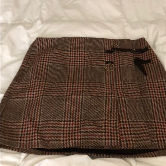 Brown tweed skirt - Picture 1 of 3